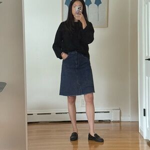 Vintage 80s Levi denim skirt - orange tab